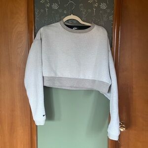 Nike Gray Dotted Sweatshirt